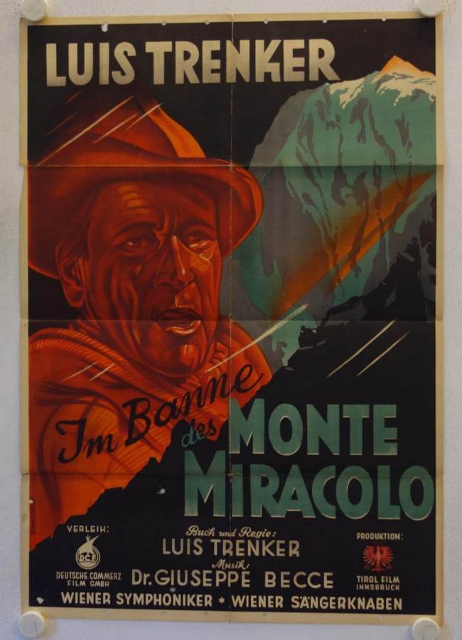 Monte Miracolo original release german movie poster